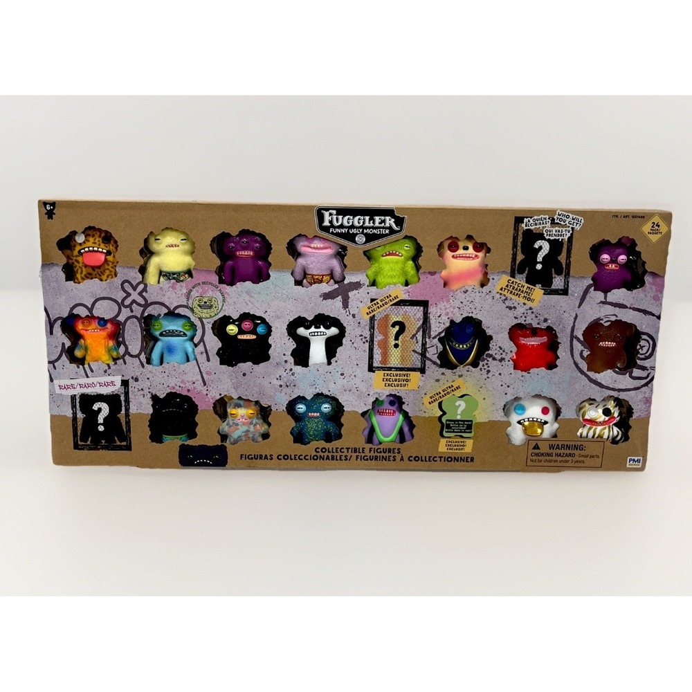 FUGGLER Funny Ugly Monster 24  Exclusive Collectible Figures 4 Rare Mysteries!!